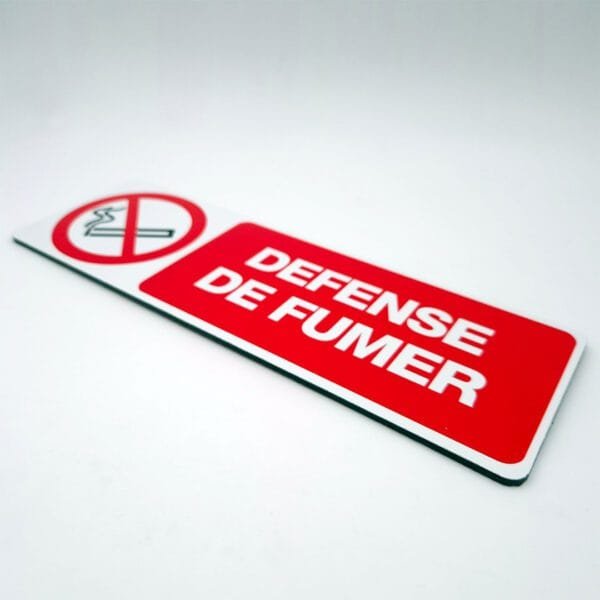 Panneau Défense de Fumer - Interdiction de fumer