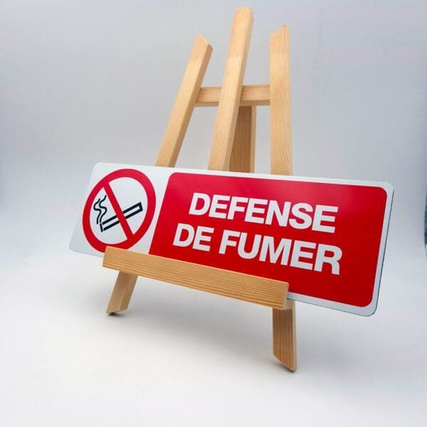 Panneau Défense de Fumer - Interdiction de fumer