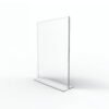 Présentoir de table en T en Plexiglas transparent, porte-menu ou porte-affiche A4/A5 double face, PLV pour restaurant, Sign Express Tunisie.