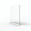 presentoir-en-t-plexiglas-porte-menu-double-face-tunisie.jpg Présentoir de table en T en Plexiglas transparent, porte-menu ou porte-affiche A4/A5 double face, PLV pour restaurant, Sign Express Tunisie.