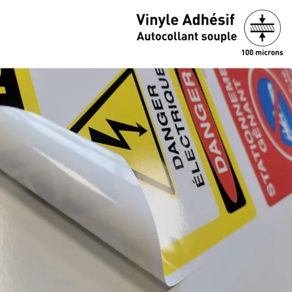 VINYLE Panneau Parking Réservé