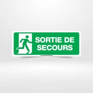 panneau sortie de secours ISO 7010 Panneau Sortie de Secours