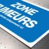 Panneau Zone Fumeurs