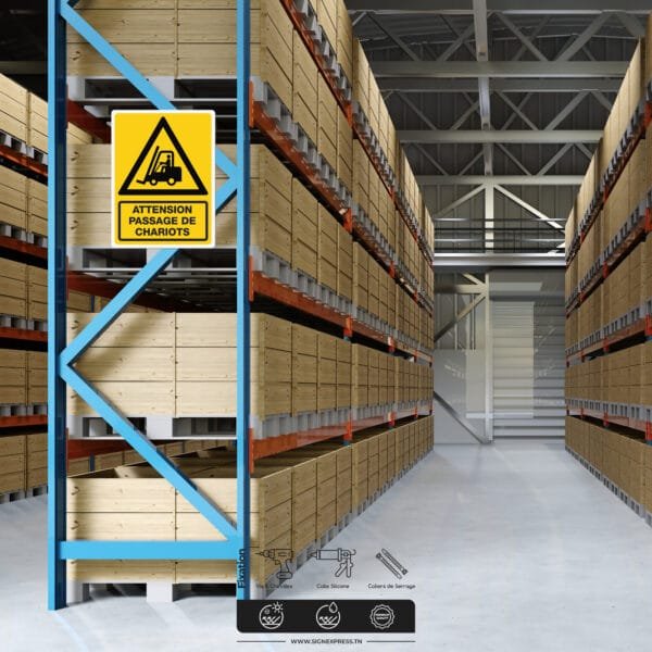 Panneau Attention Passage de Chariot
