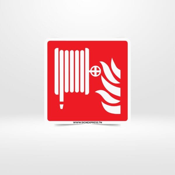 Panneau RIA - Signalétique incendie conforme ISO 7010 en Tunisie