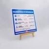 Plaque Numéros d'Urgence