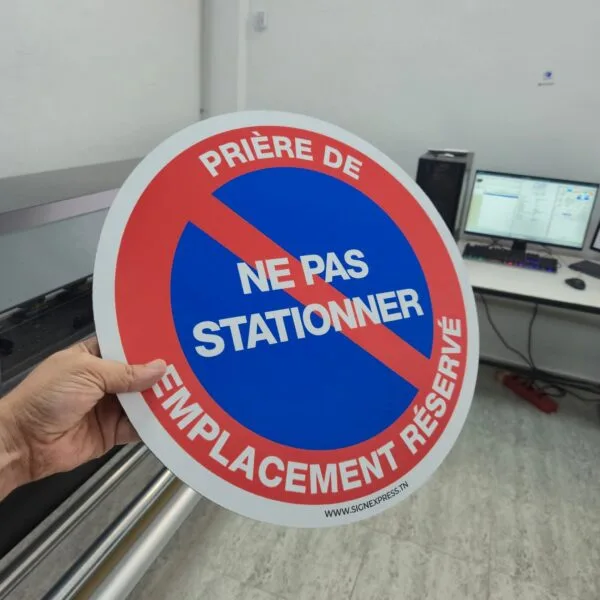 Plaque Interdit de Stationner