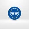 Plaque lunettes de protection obligatoires pictogramme ISO 7010 Tunisie