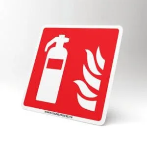 Plaque extincteur norme ISO 7010 signalisation sécurité incendie – Tunisie