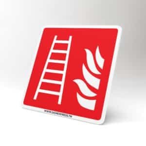 Plaque Échelle d’incendie ISO 7010 – sécurité Tunisie