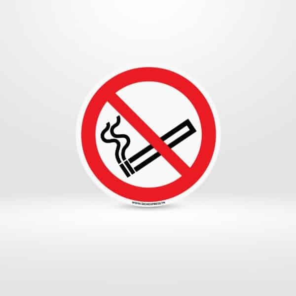 Plaque Interdit de fumer ISO 7010 – Tunisie