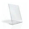 Présentoir de table (chevalet) en Plexiglas transparent, porte-menu ou porte-affiche A4/A5 pour PLV, Sign Express Tunisie.