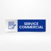Plaque de bureau personnalisée Ressource Humaine en Alucobond 30x12 cm - Sign Express Tunisie