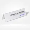 support-etiquette-plexiglas-chevalet-tunisie.jpg Support étiquette en plexiglas transparent en forme de chevalet fabriqué en Tunisie