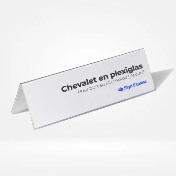 support-etiquette-plexiglas-chevalet-tunisie.jpg Support étiquette en plexiglas transparent en forme de chevalet fabriqué en Tunisie