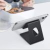 Support smartphone en plexiglas noir ou transparent, fabriqué en Tunisie