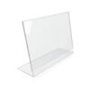 Présentoir de table (chevalet) en Plexiglas transparent, porte-menu ou porte-affiche A4/A5 pour PLV, Sign Express Tunisie.
