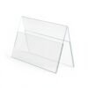 porte-menu-plexi-table-horizontal-a5-double-face-tunisie.jpg Porte-menu de table en plexi transparent, format A5 horizontal, un chevalet double-face pour restaurant, vendu en Tunisie.
