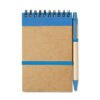 Bloc-notes Kraft Recyclé + Stylo | Goodies Écologiques Tunisie - SignExpress Impression de bloc-notes écologiques personnalisés en Tunisie. Carnet spirale Kraft avec stylo inclus. Idéal cadeaux d'entreprise. Devis gratuit et livraison rapide sur SignExpress.tn.