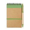 Bloc-notes Kraft Recyclé + Stylo | Goodies Écologiques Tunisie - SignExpress Impression de bloc-notes écologiques personnalisés en Tunisie. Carnet spirale Kraft avec stylo inclus. Idéal cadeaux d'entreprise. Devis gratuit et livraison rapide sur SignExpress.tn.
