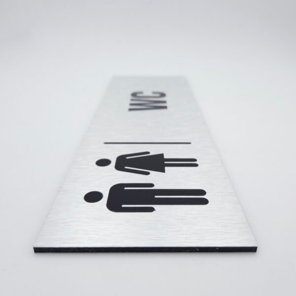 Plaque Signalétique WC Hommes - Toilettes Messieurs