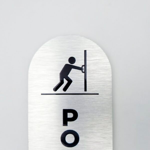 Plaque de Porte Poussez