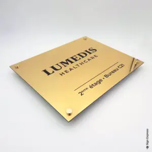 Plaque médecin personnalisée en Tunisie