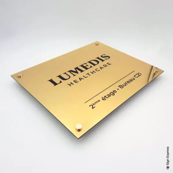 Plaque médecin personnalisée en Tunisie